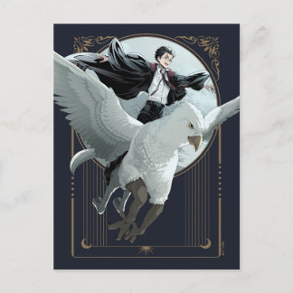 Anime HARRY POTTER™ Flight mit Buckbeak Postkarte