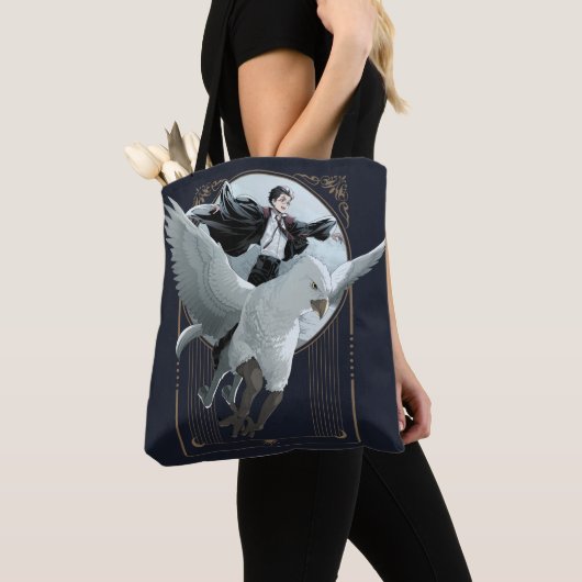 Anime HARRY POTTER™ Flight mit Buckbeak Tasche (Von Nahem)