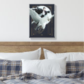 Anime HARRY POTTER™ Flug mit Buckbeak Leinwanddruck (Insitu (Schlafzimmer))