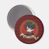 Anime Harry Potter Magnet (Vorderseite/Rückseite)