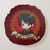 Anime Harry Potter Rundes Kissen (Vorderseite)