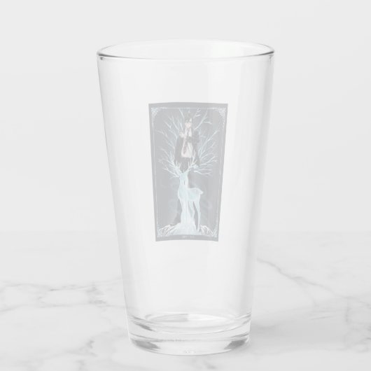 Anime HARRY POTTER™ Stag Patronus Glas (Rückseite)