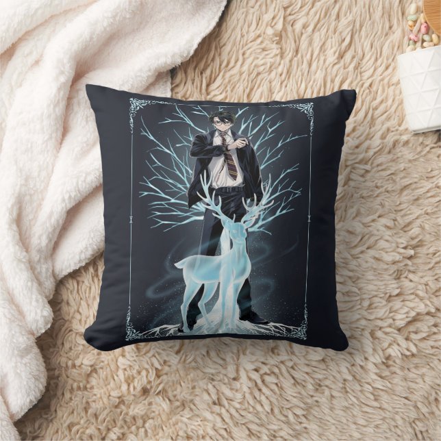 Anime HARRY POTTER™ Stag Patronus Kissen (Decke)