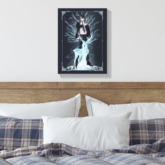 Anime HARRY POTTER™ Stag Patronus Leinwanddruck (Insitu (Schlafzimmer))