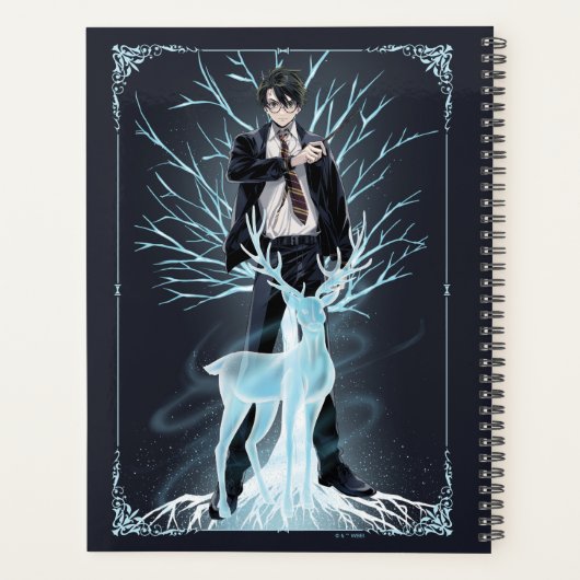 Anime HARRY POTTER™ Stag Patronus Planer (Rückseite)