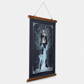 Anime HARRY POTTER™ Stag Patronus Wandteppich Mit Holzrahmen (Gewinkelt)
