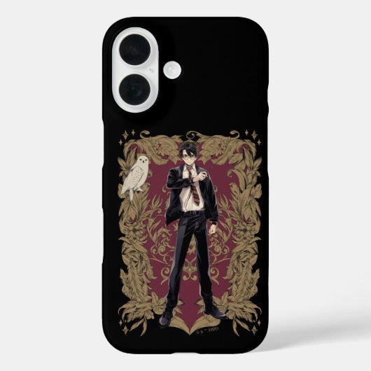Anime HARRY POTTER™ Verziert Frame Case-Mate iPhone Hülle (Rückseite)
