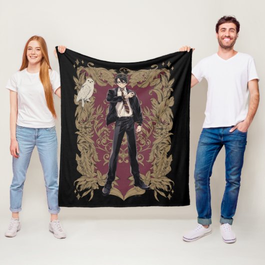 Anime HARRY POTTER™ Verziert Frame Fleecedecke (Beispiel)
