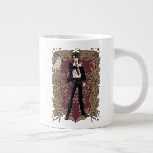 Anime HARRY POTTER™ Verziert Frame Jumbo-Tasse (Rechts)