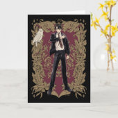 Anime HARRY POTTER™ Verziert Frame Karte (Gelbe Blume)