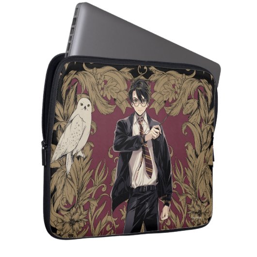 Anime HARRY POTTER™ Verziert Frame Laptopschutzhülle (Vorne Rechts)