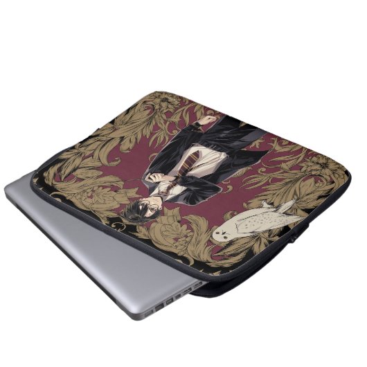 Anime HARRY POTTER™ Verziert Frame Laptopschutzhülle (Vorne Knopf)