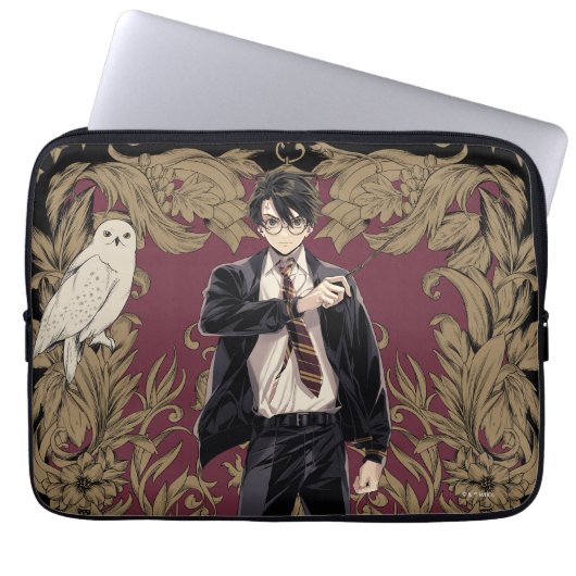 Anime HARRY POTTER™ Verziert Frame Laptopschutzhülle (Vorderseite)