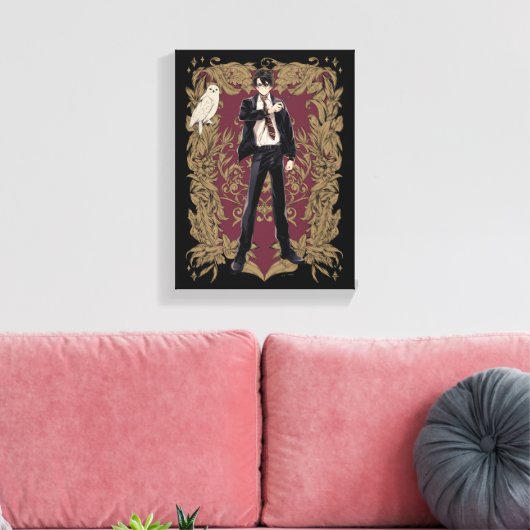 Anime HARRY POTTER™ Verziert Frame Leinwanddruck (Insitu (Wohnzimmer))