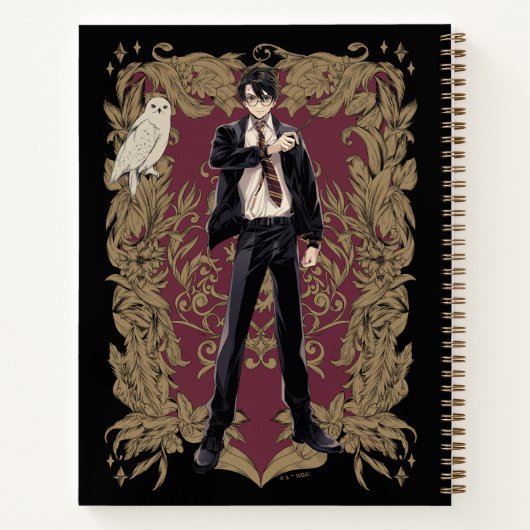 Anime HARRY POTTER™ Verziert Frame Notizblock (Rückseite)