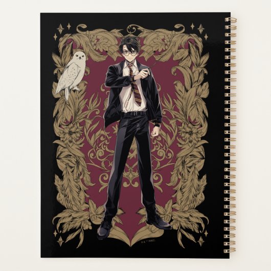 Anime HARRY POTTER™ Verziert Frame Planer (Rückseite)
