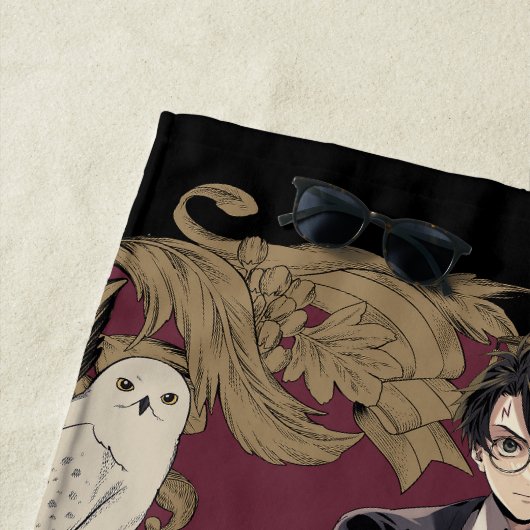 Anime HARRY POTTER™ Verziert Frame Strandtuch (Beispiel)