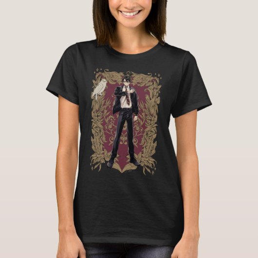 Anime HARRY POTTER™ Verziert Frame T-Shirt (Vorderseite)
