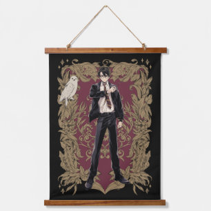 Anime HARRY POTTER™ Zierrahmen Wandteppich Mit Holzrahmen