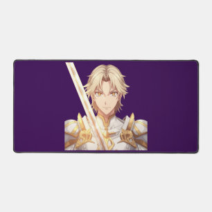 Anime Heiliger Ritter Goldenes Schwert Gaming-Schr Schreibtischunterlage
