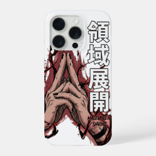 Anime-Held Elektrische Hand Blitzkraft-Kunst iPhone 15 Pro Hülle