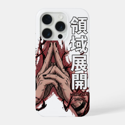 Anime-Held Elektrische Hand Blitzkraft-Kunst iPhone Hülle (Rückseite)