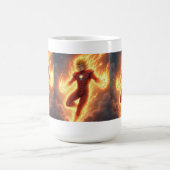 Anime-Held Machtsteigerung Kaffeetasse (Mittel)