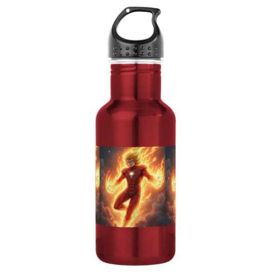 Anime-Held Trinkflasche zur Kräfte-Steigerung (Vorderseite)