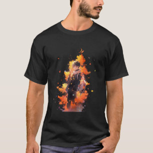 Anime Herbst Herbst Fallende Blätter Japanisch Ota T-Shirt