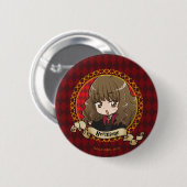 Anime Hermione Granger Button (Vorne & Hinten)