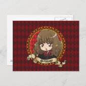 Anime Hermione Granger Postkarte (Vorne/Hinten)