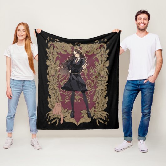 Anime Hermione Granger Verziert Frame Fleecedecke (Beispiel)