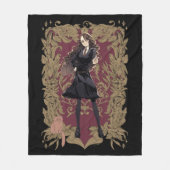 Anime Hermione Granger Verziert Frame Fleecedecke (Vorderseite)