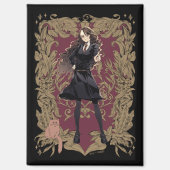 Anime Hermione Granger Verziert Frame Magnet (Vorderseite)