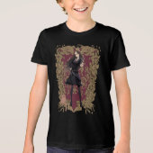 Anime Hermione Granger Verziert Frame Tri-Blend Shirt (Vorderseite)