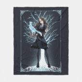 Anime Hermione Grangers Otter Patronus Fleecedecke (Vorderseite)