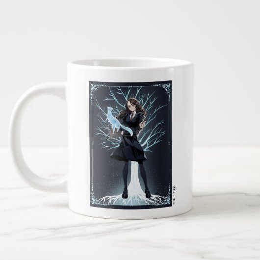 Anime Hermione Grangers Otter Patronus Jumbo-Tasse (Links)