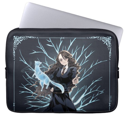 Anime Hermione Grangers Otter Patronus Laptopschutzhülle (Vorderseite)