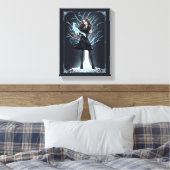 Anime Hermione Grangers Otter Patronus Leinwanddruck (Insitu (Schlafzimmer))