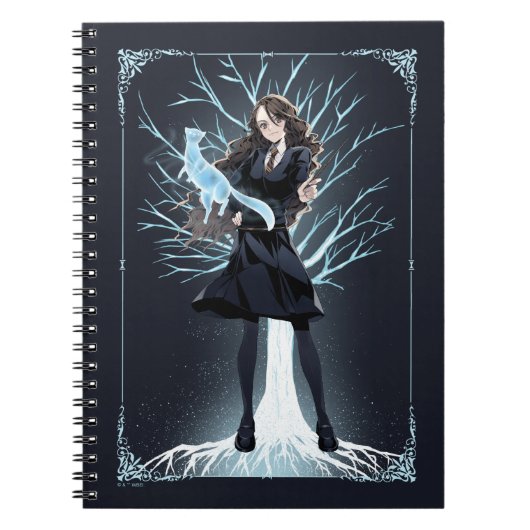 Anime Hermione Grangers Otter Patronus Notizblock (Vorderseite)