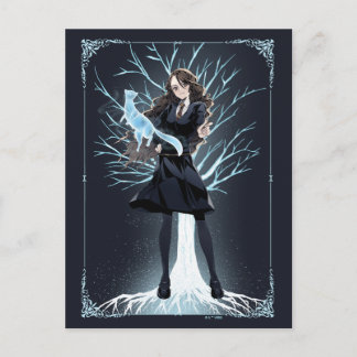Anime Hermione Grangers Otter Patronus Postkarte