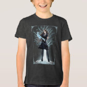 Anime Hermione Grangers Otter Patronus Tri-Blend Shirt (Vorderseite)
