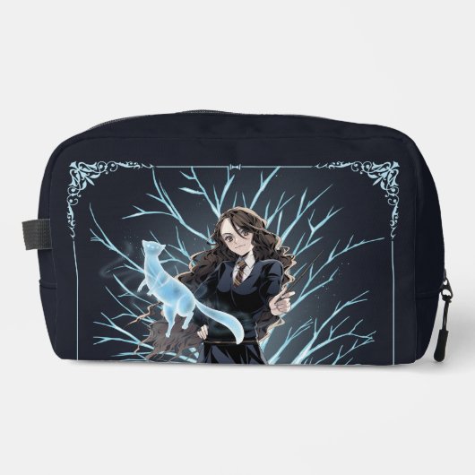 Anime Hermione Grangers Otter Patronus Waschbeutel (Vorderseite)