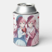 Anime herts Valentine Dosenkühler (Kanne Rückseite)