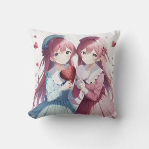 Anime herts Valentine Kissen