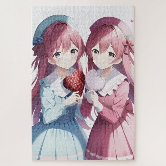 Anime herts Valentine's Day Puzzle (Vertikal)