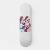 Anime herts Valentine's Day Skateboard (Vorne)