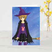 Anime-Hexenjunge, Manga Karte (Gelbe Blume)