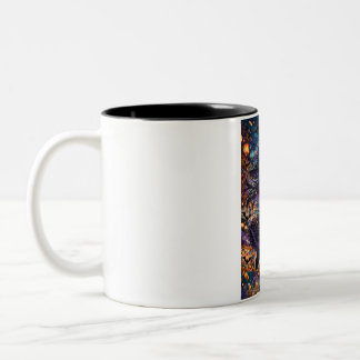 Anime-Hexenmädchen-Halloween-Illustration Zweifarbige Tasse
