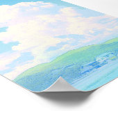 Anime-Himmel-Landschaftsposter Poster (Ecke)